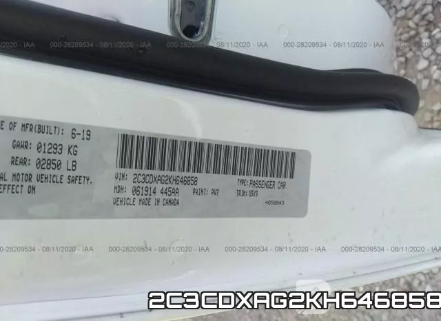 2C3CDXAG2KH646858 фото 10