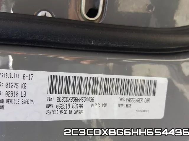 2C3CDXBG6HH654436 фото 2