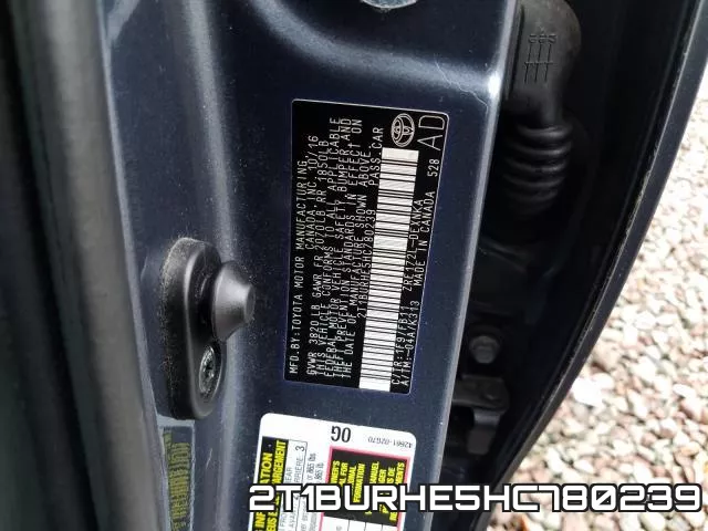 2T1BURHE5HC780239 фото 2