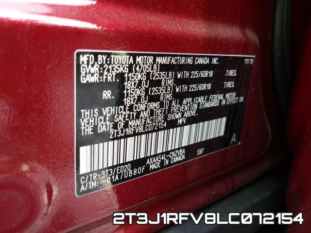 2T3J1RFV8LC072154 фото 2