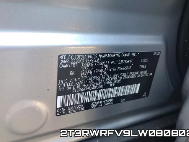 2T3RWRFV9LW080802 фото 2