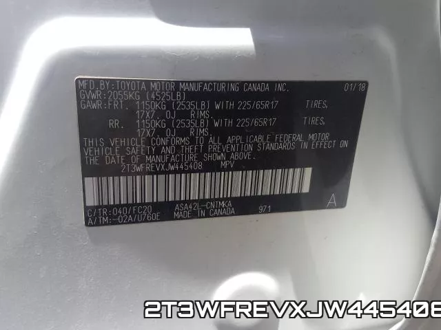 2T3WFREVXJW445408 фото 2