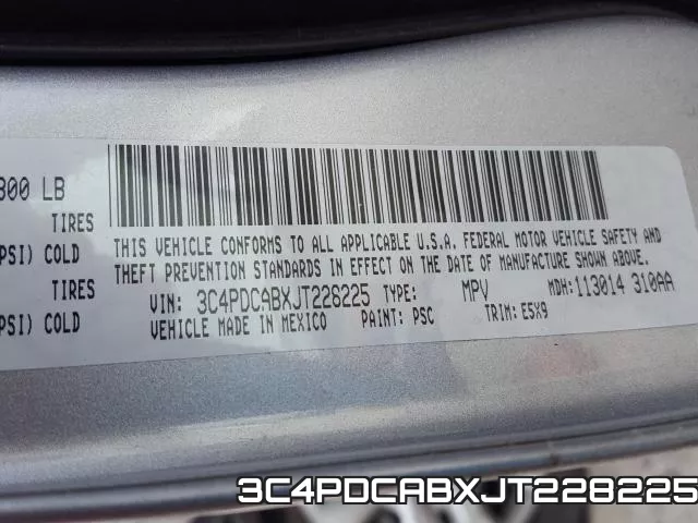 3C4PDCABXJT228225 фото 2