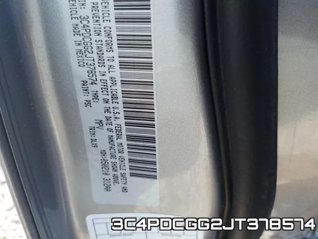 3C4PDCGG2JT378574 фото 2