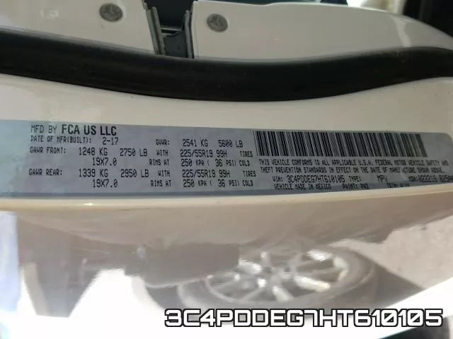 3C4PDDEG7HT610105 фото 2