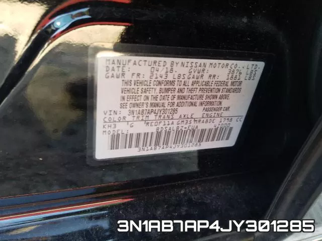 3N1AB7AP4JY301285 фото 2