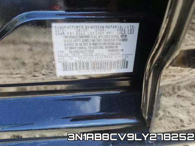 3N1AB8CV9LY278252 фото 2