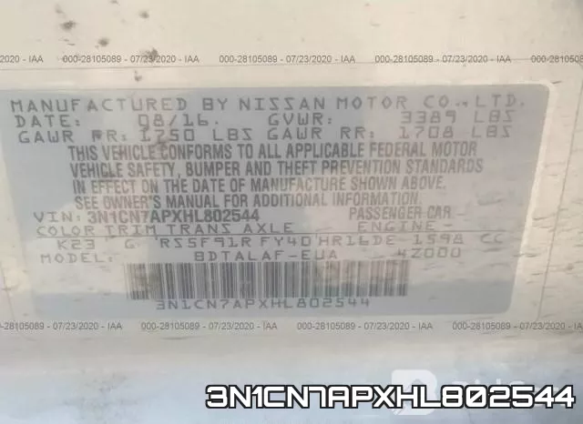 3N1CN7APXHL802544 фото 10
