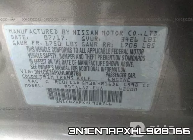 3N1CN7APXHL908766 фото 10