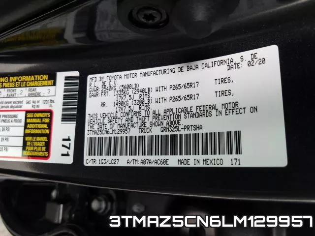 3TMAZ5CN6LM129957 фото 2