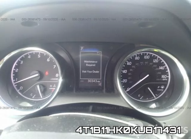 4T1B11HK0KU817431 фото 8