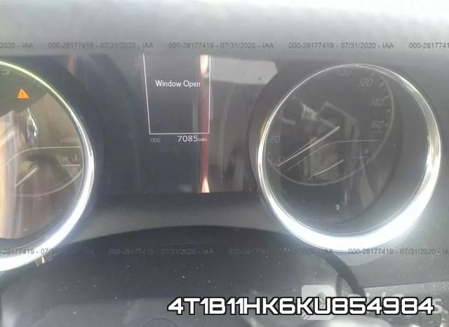 4T1B11HK6KU854984 фото 8