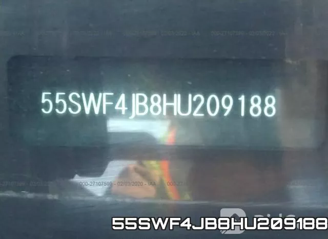 55SWF4JB8HU209188 фото 9