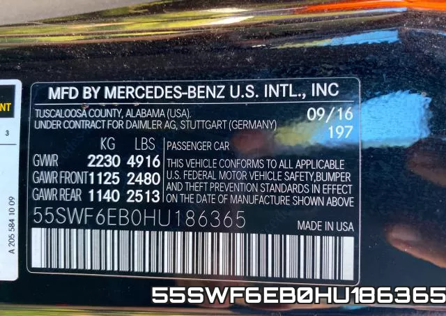 55SWF6EB0HU186365 фото 2