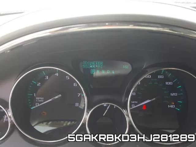5GAKRBKD3HJ281289 фото 9