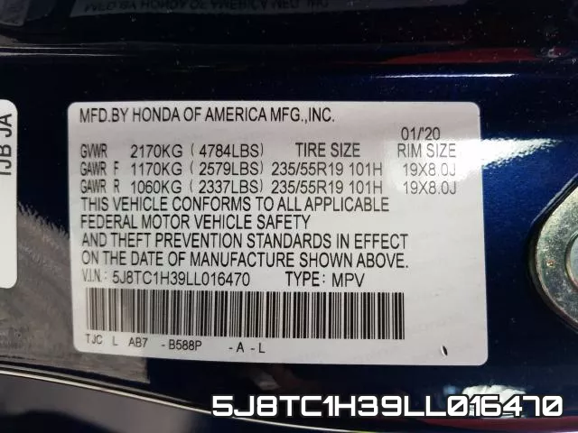 5J8TC1H39LL016470 фото 2