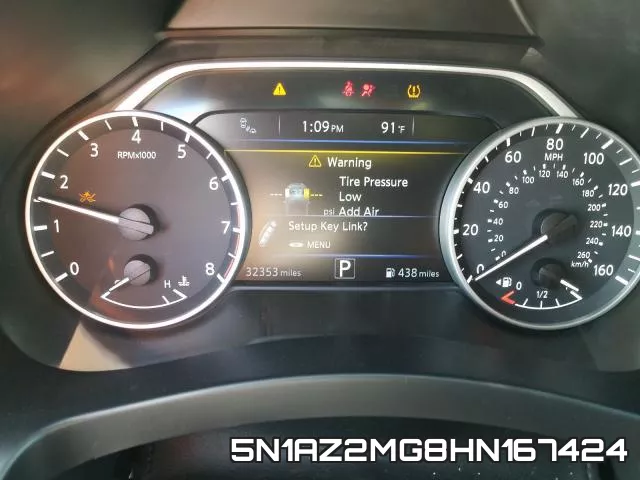 5N1AZ2MG8HN167424 фото 9