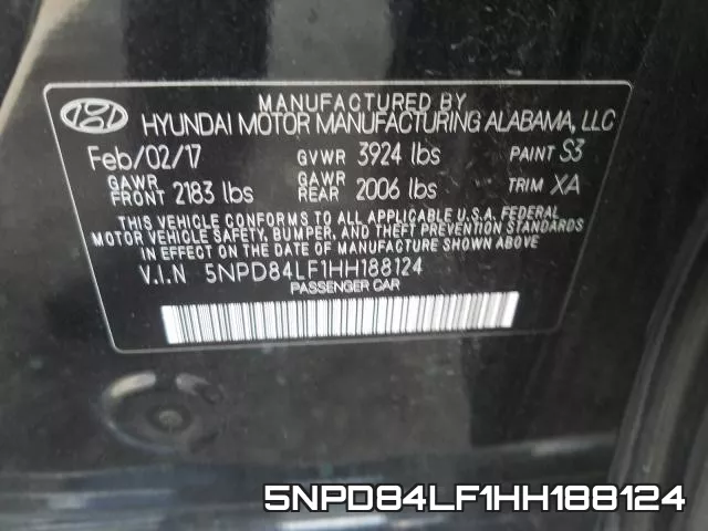 5NPD84LF1HH188124 фото 2