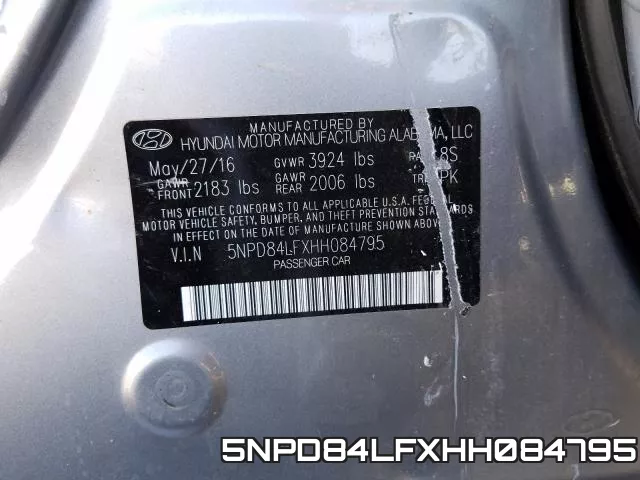 5NPD84LFXHH084795 фото 2