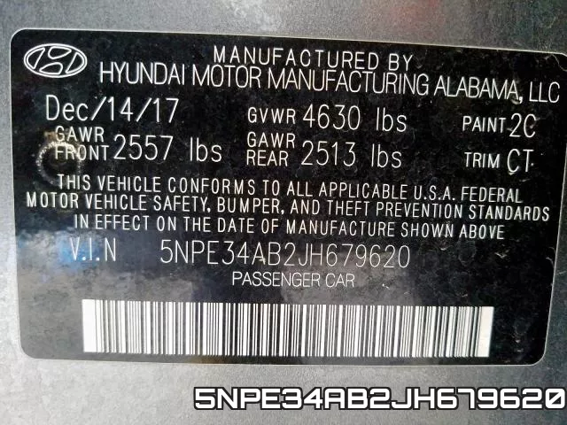 5NPE34AB2JH679620 фото 2