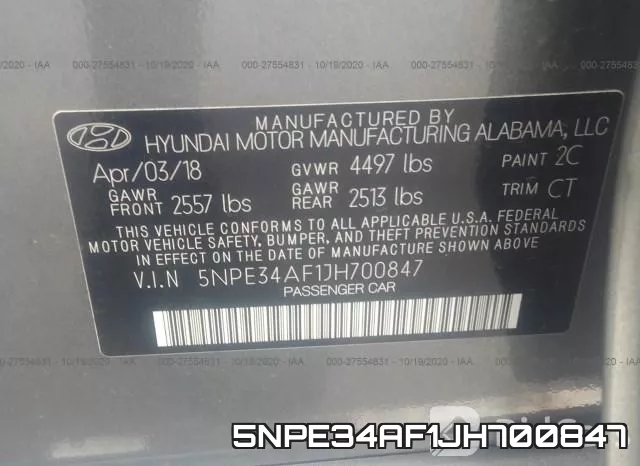 5NPE34AF1JH700847 фото 10