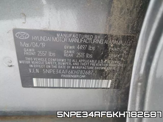 5NPE34AF6KH782687 фото 2