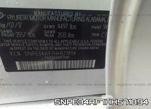 5NPE34AF7HH571894 фото 10