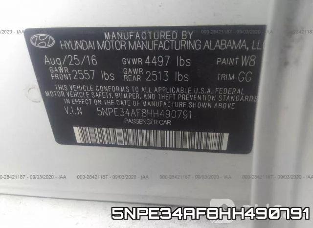 5NPE34AF8HH490791 фото 10