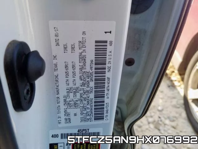 5TFCZ5AN9HX076992 фото 2
