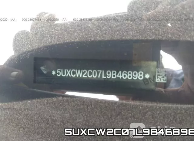 5UXCW2C07L9B46898 фото 10