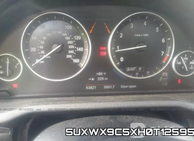 5UXWX9C5XH0T12595 фото 8
