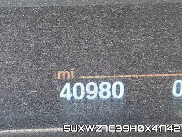 5UXWZ7C39H0X41742 фото 9