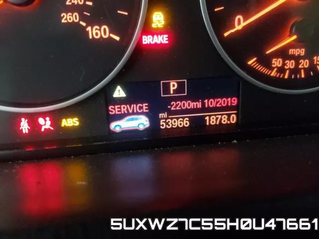 5UXWZ7C55H0U47661 фото 9