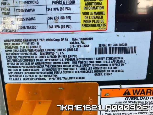 7KA1E1621LP000306 фото 2