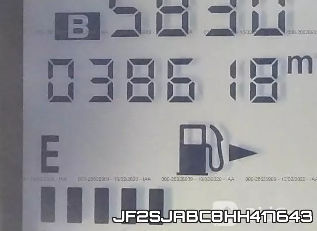 JF2SJABC8HH417643 фото 8