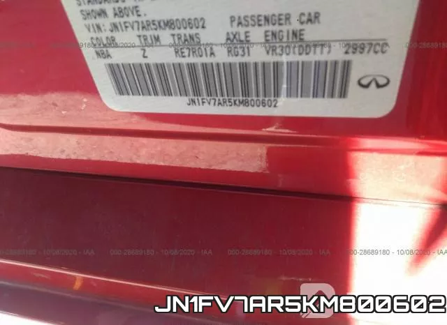 JN1FV7AR5KM800602 фото 9