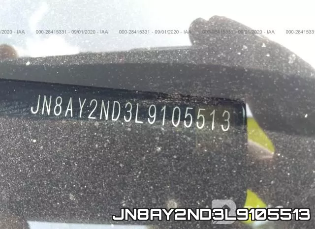 JN8AY2ND3L9105513 фото 10