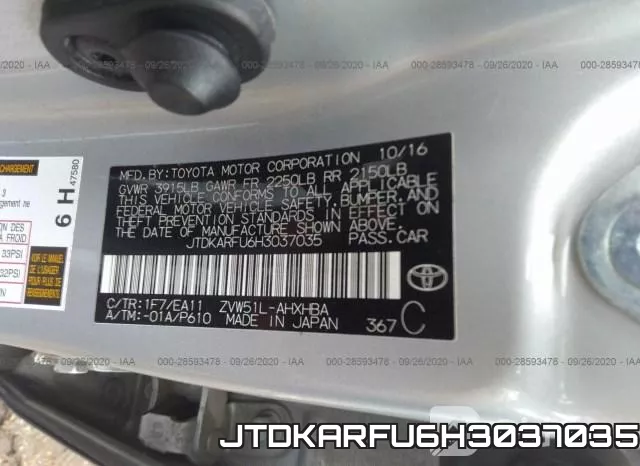 JTDKARFU6H3037035 фото 10