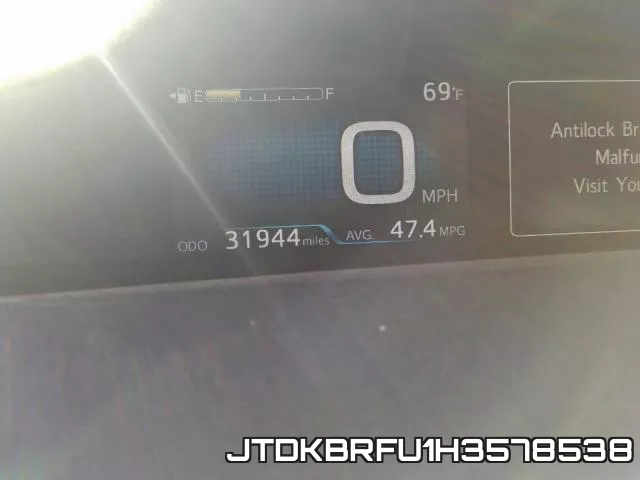 JTDKBRFU1H3578538 фото 9