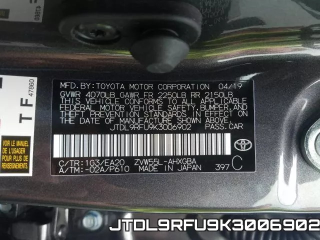 JTDL9RFU9K3006902 фото 2