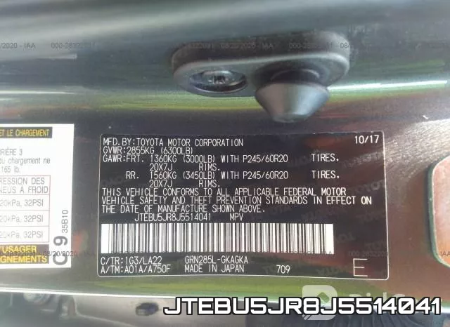 JTEBU5JR8J5514041 фото 9
