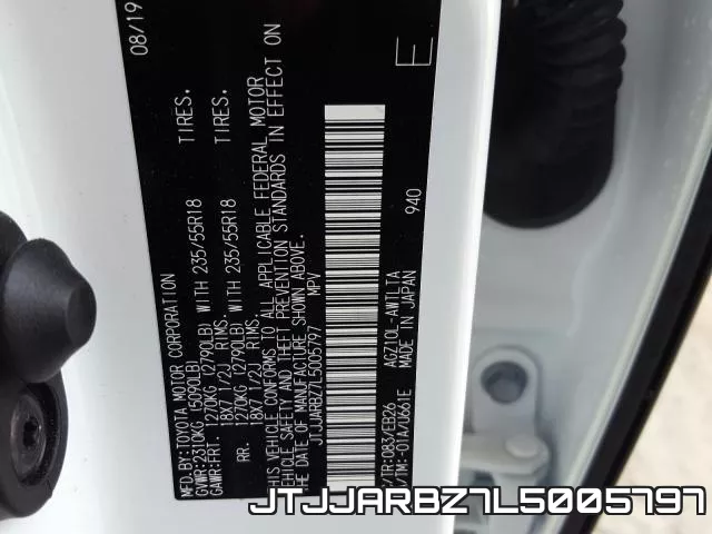 JTJJARBZ7L5005797 фото 2