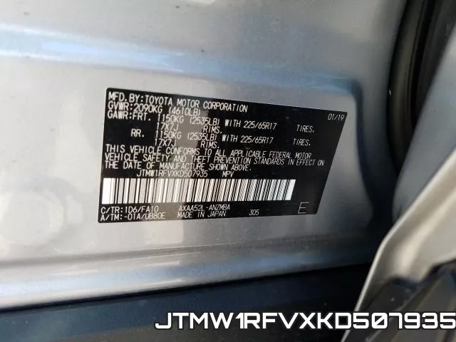 JTMW1RFVXKD507935 фото 2