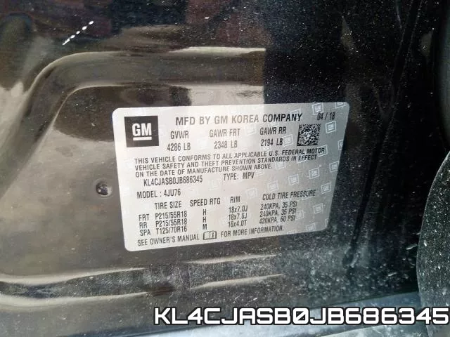 KL4CJASB0JB686345 фото 2