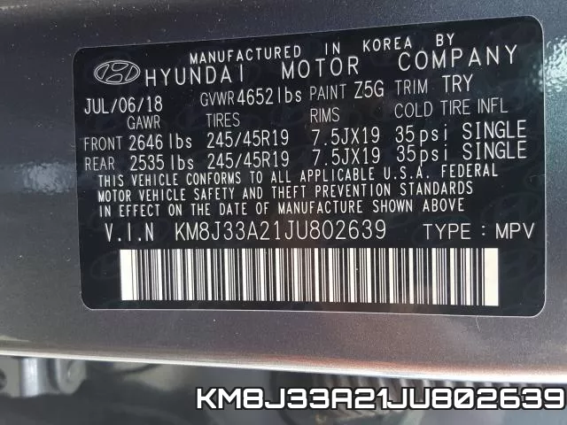 KM8J33A21JU802639 фото 2