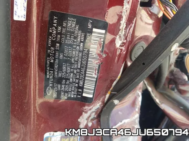 KM8J3CA46JU650794 фото 2