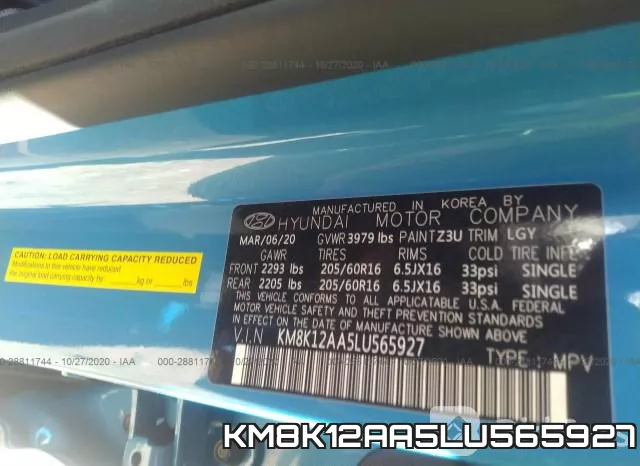 KM8K12AA5LU565927 фото 10
