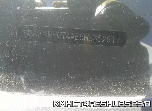 KMHCT4AE5HU352917 фото 9