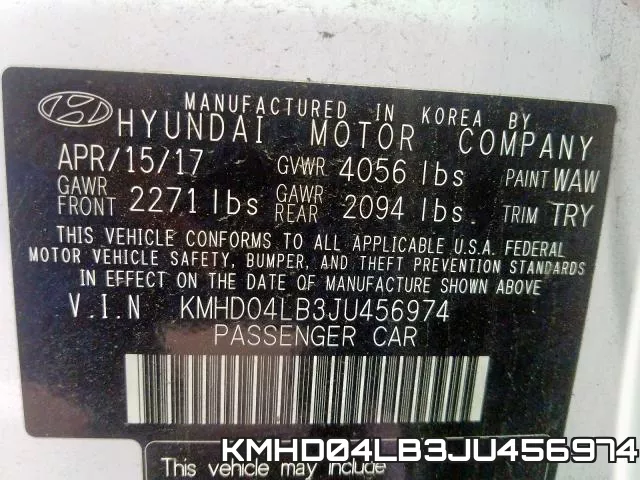 KMHD04LB3JU456974 фото 2