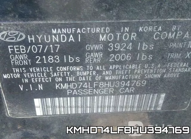 KMHD74LF8HU394769 фото 10